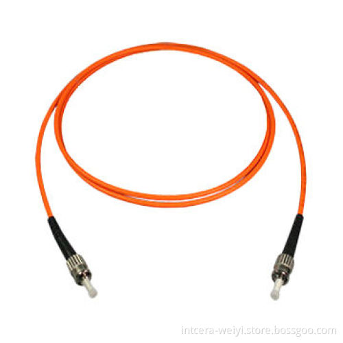 ST/PC-ST/PC MM SX fiber patch cord with low IL and high RL (0.9&2.0&3.0 optional)